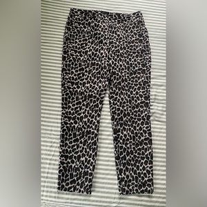 Very cool Leopard print Topshop cigarette pants